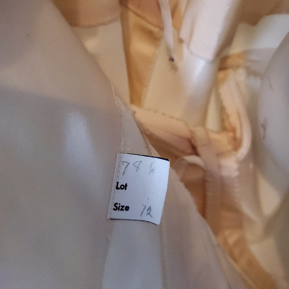 Vintage 60s Wedding Dress Tea Length Daytime - Picture 10 of 11